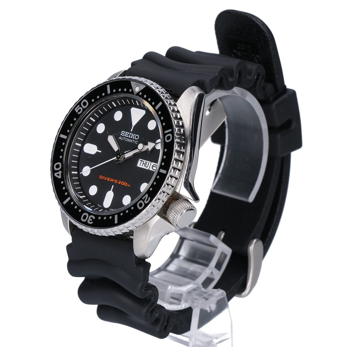 SEIKO セイコー 【即決/海外モデル】SKX007K ブラックボーイ 自動巻き ダイバーズウォッチ 腕時計