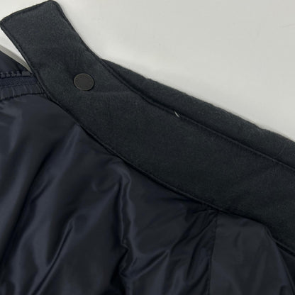 MONCLER モンクレール Navy ENGUERRAND Nylon×Cotton Panelled Down Jacket Jacket
