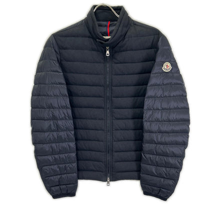 MONCLER モンクレール Navy ENGUERRAND Nylon×Cotton Panelled Down Jacket Jacket