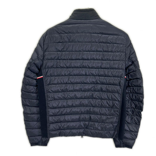 MONCLER モンクレール Navy ENGUERRAND Nylon×Cotton Panelled Down Jacket Jacket
