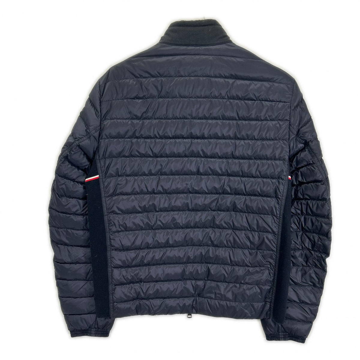 MONCLER モンクレール Navy ENGUERRAND Nylon×Cotton Panelled Down Jacket Jacket