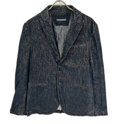 john varvatos ジョンバルベイトス JVSO954 ネイビー ベロア コットン ジャケット ジャケット