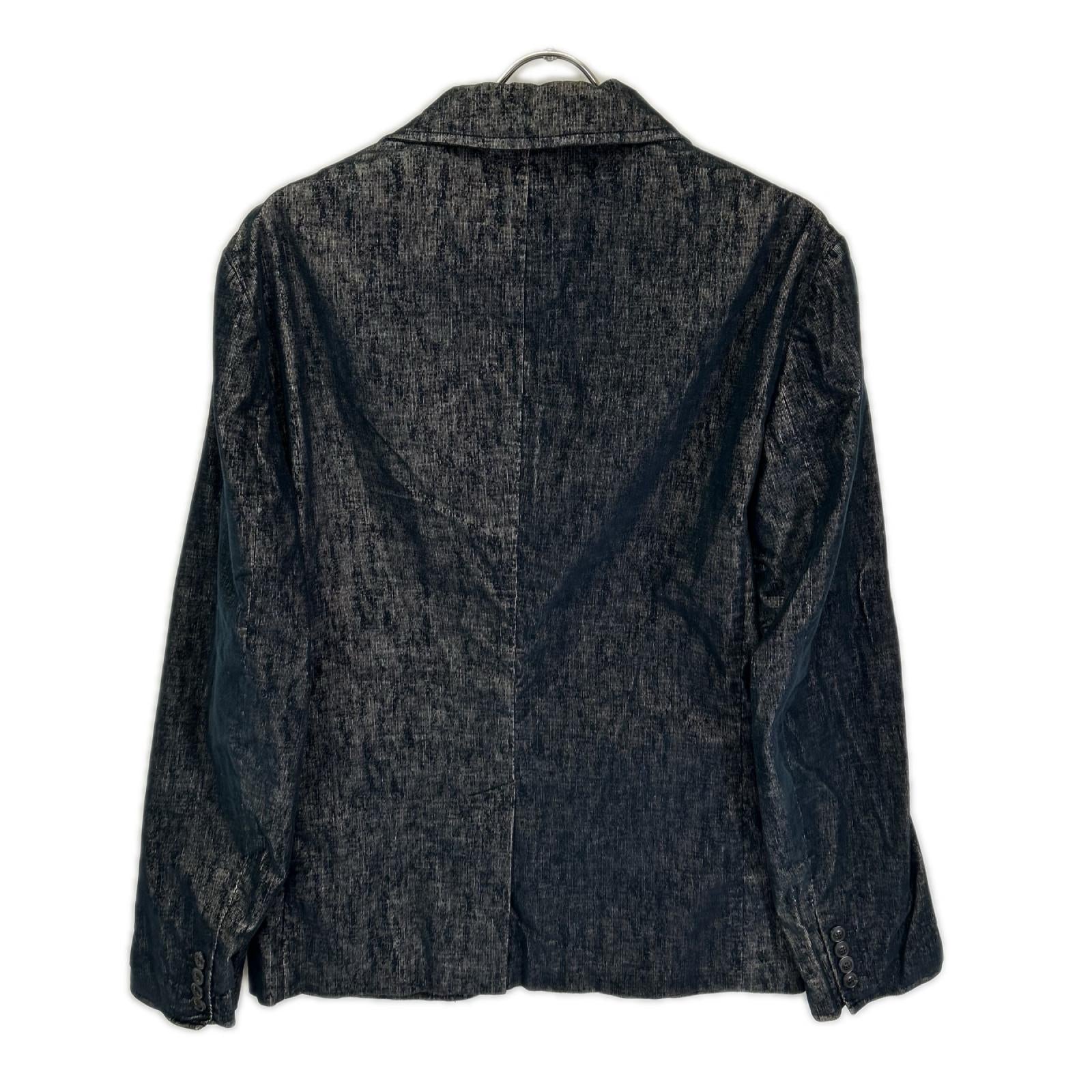 john varvatos ジョンバルベイトス JVSO954 ネイビー ベロア コットン ジャケット ジャケット