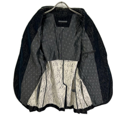 john varvatos ジョンバルベイトス JVSO954 ネイビー ベロア コットン ジャケット ジャケット