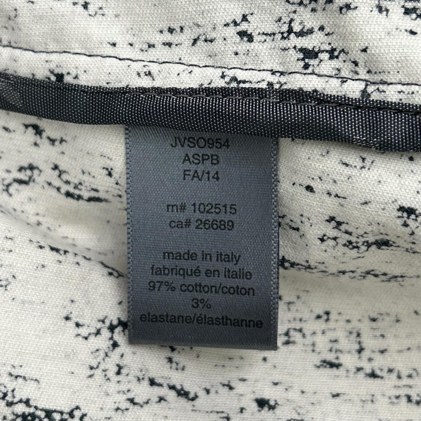 john varvatos ジョンバルベイトス JVSO954 ネイビー ベロア コットン ジャケット ジャケット
