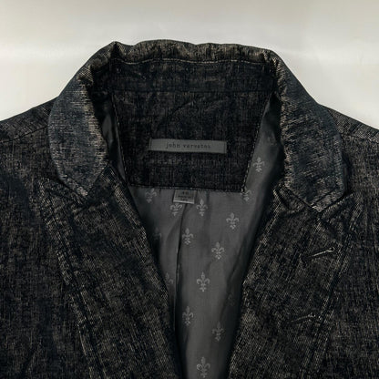 john varvatos ジョンバルベイトス JVSO954 ネイビー ベロア コットン ジャケット ジャケット
