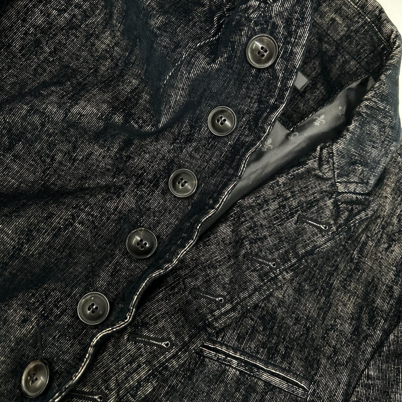 john varvatos ジョンバルベイトス JVSO954 ネイビー ベロア コットン ジャケット ジャケット