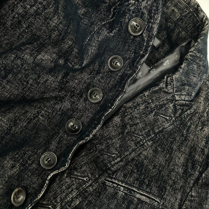 john varvatos ジョンバルベイトス JVSO954 ネイビー ベロア コットン ジャケット ジャケット