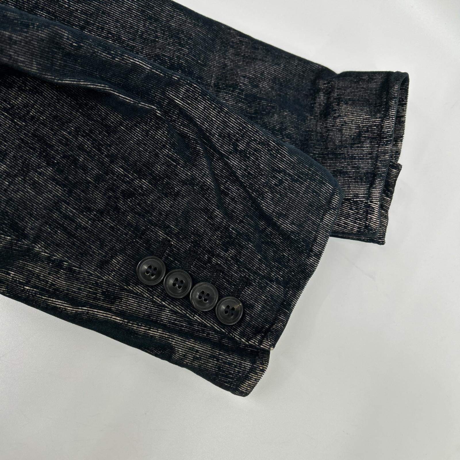 john varvatos ジョンバルベイトス JVSO954 ネイビー ベロア コットン ジャケット ジャケット