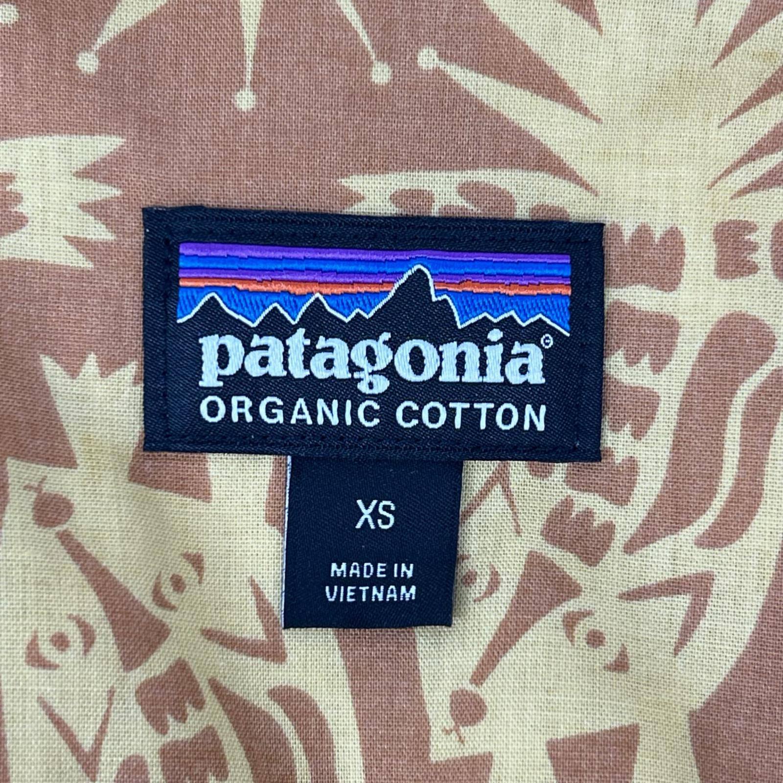 Patagonia パタゴニア 24年製 52691 オレンジ 総柄 メンズゴートゥシャツ トップス