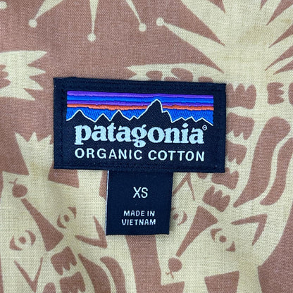 Patagonia パタゴニア 24年製 52691 オレンジ 総柄 メンズゴートゥシャツ トップス