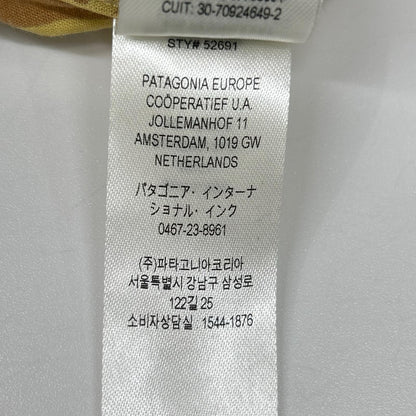 Patagonia パタゴニア 24年製 52691 オレンジ 総柄 メンズゴートゥシャツ トップス