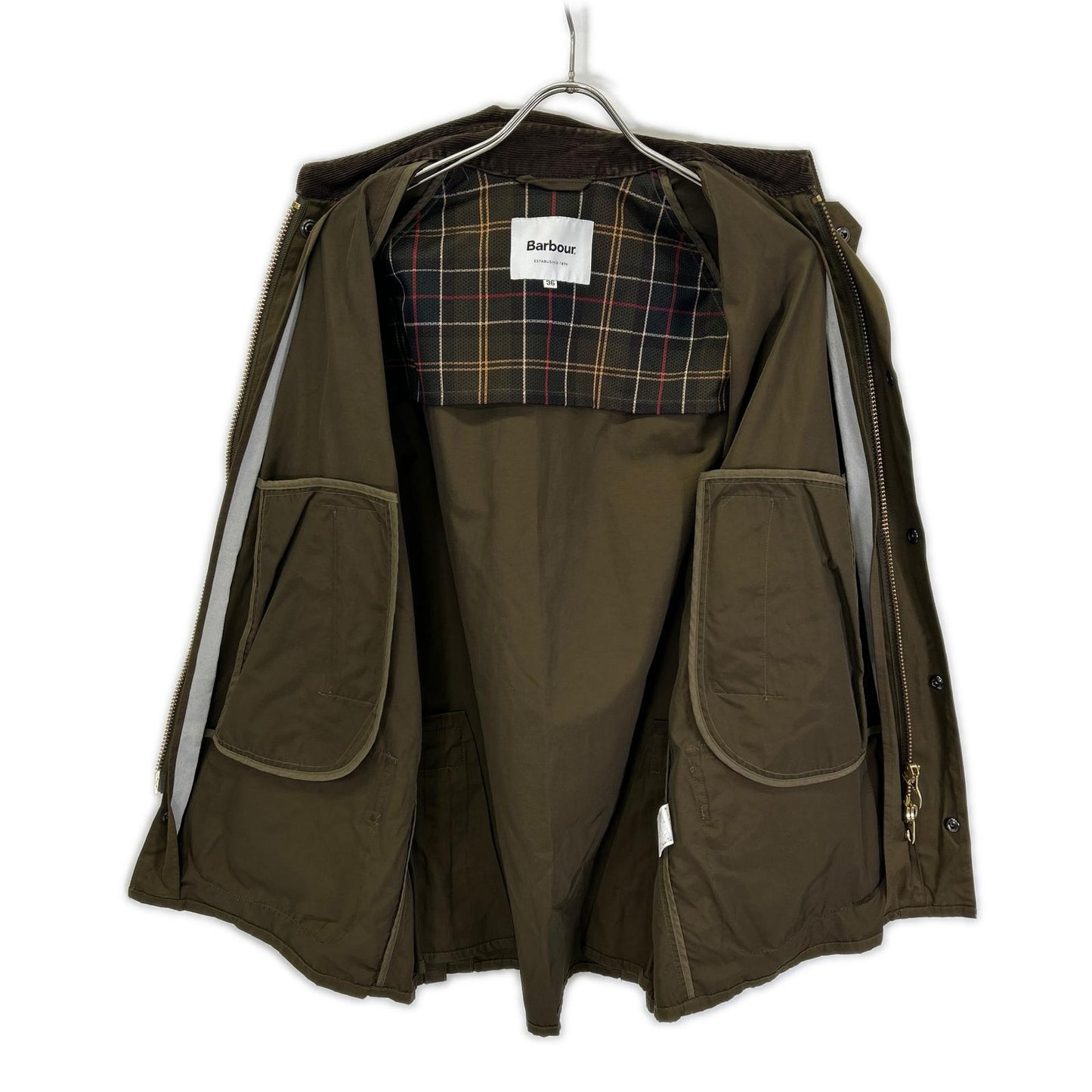 Barbour バブアー 2001179 カーキ BEDALE ピーチスキン ノンワックス ジャケット ジャケット