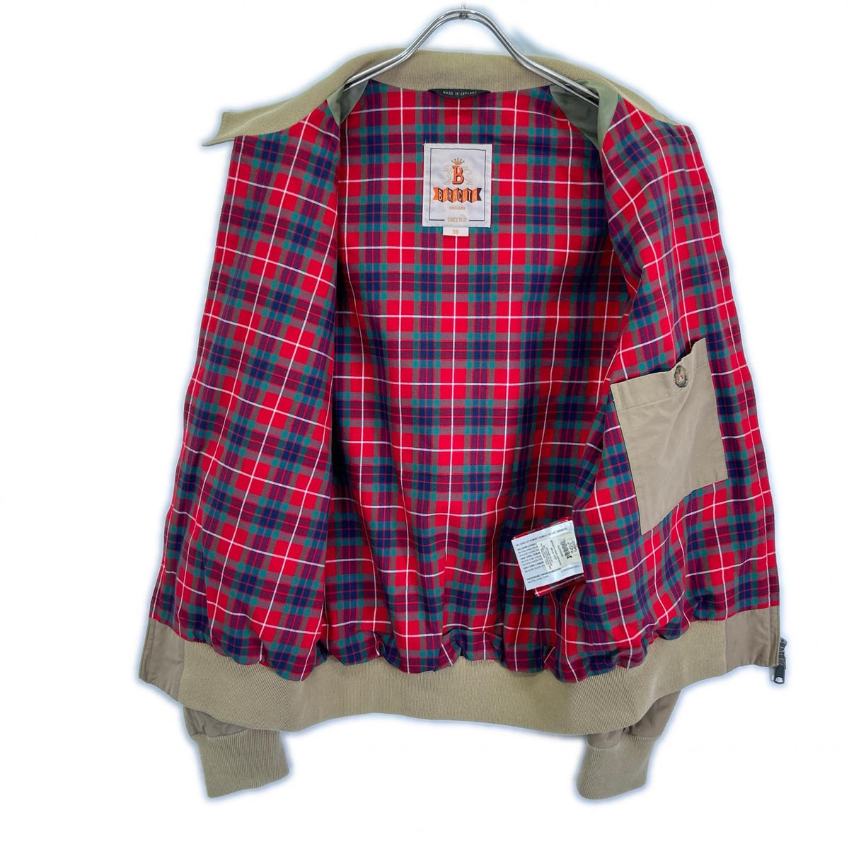 BARACUTA バラクータ BRCPS0001 ベージュ ハリントンジャケット ジャケット