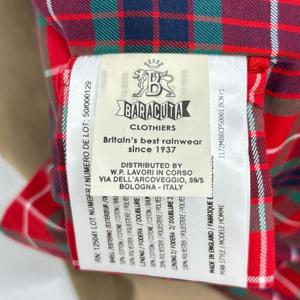 BARACUTA バラクータ BRCPS0001 ベージュ ハリントンジャケット ジャケット