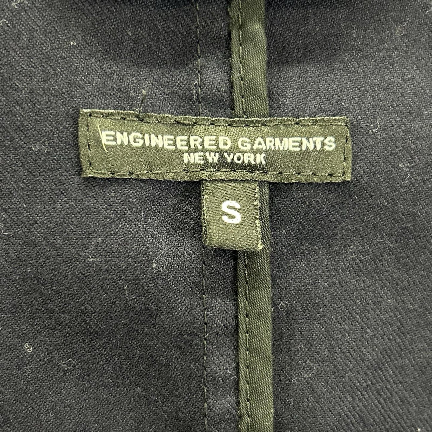 Engineered Garments エンジニアードガーメンツ ネイビー ウール シングルジャケット ジャケット