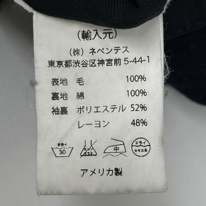 Engineered Garments エンジニアードガーメンツ ネイビー ウール シングルジャケット ジャケット