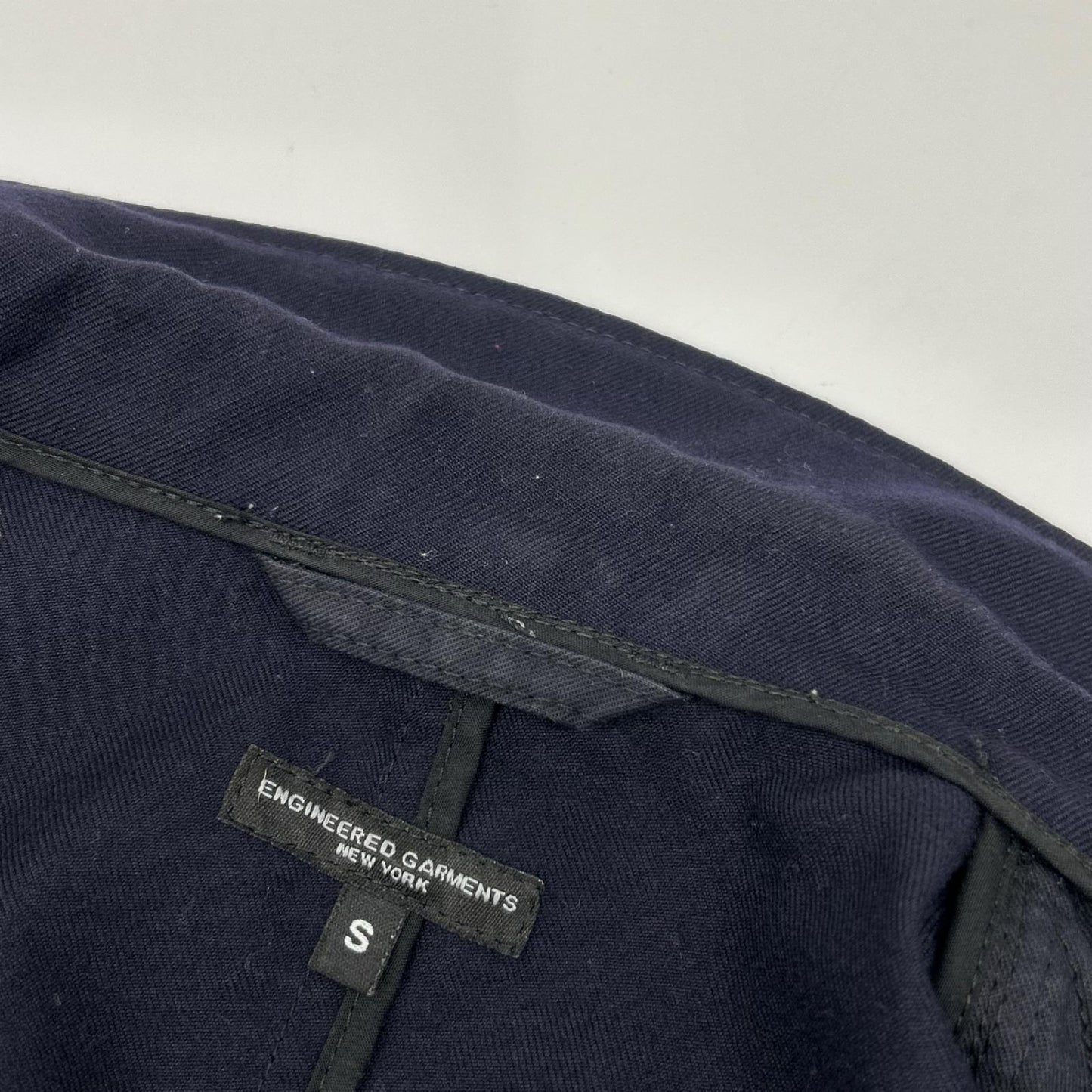 Engineered Garments エンジニアードガーメンツ ネイビー ウール シングルジャケット ジャケット