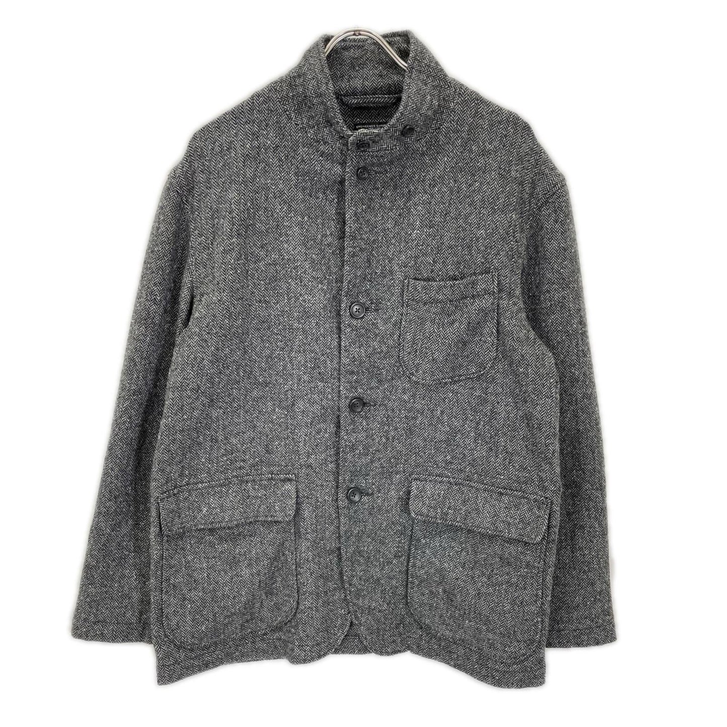 Engineered Garments エンジニアードガーメンツ グレー ヘリンボーン ウールジャケット ジャケット