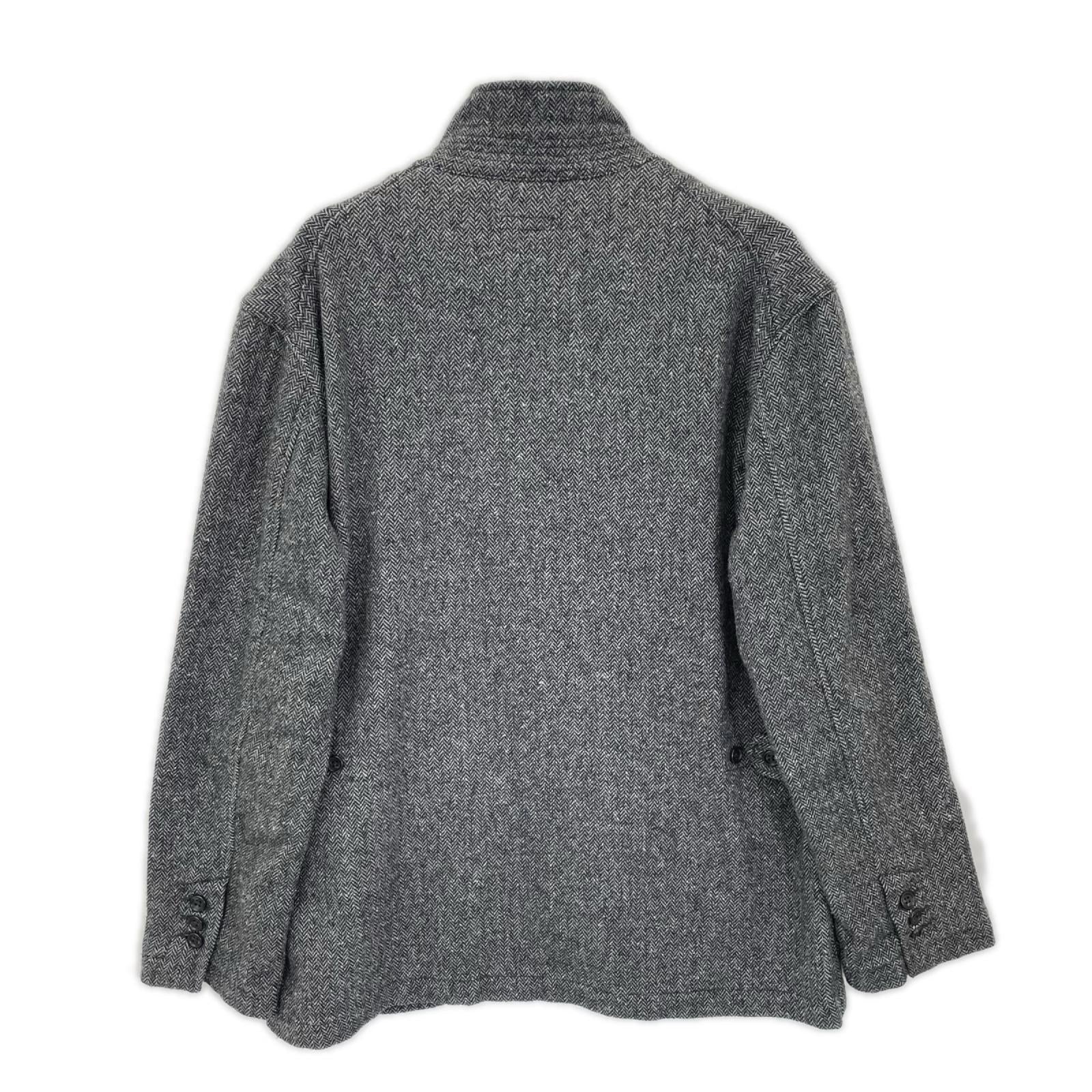 Engineered Garments エンジニアードガーメンツ グレー ヘリンボーン ウールジャケット ジャケット