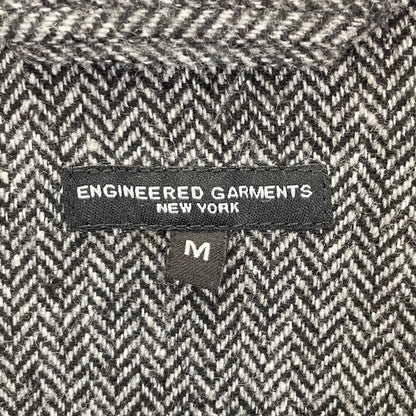 Engineered Garments エンジニアードガーメンツ グレー ヘリンボーン ウールジャケット ジャケット