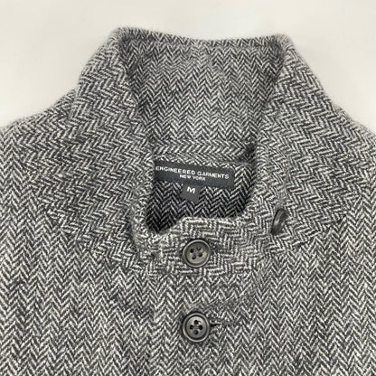 Engineered Garments エンジニアードガーメンツ グレー ヘリンボーン ウールジャケット ジャケット