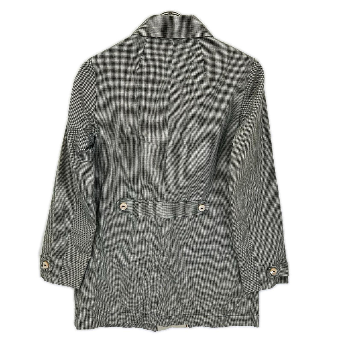 Pallas Palace Pallas Palace black houndstooth cotton jacket jacket