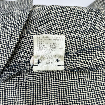 Pallas Palace パラスパレス ブラック ハウンドトゥース コットン ジャケット ジャケット