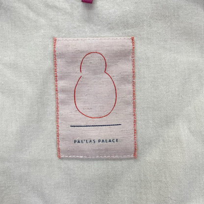 Pallas Palace パラスパレス 22年 ベージュ ビックポケット コットン ノーカラー ジャケット ジャケット