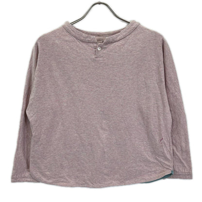 Pallas Palace パラスパレス CT25351B ピンク×ブルー ボタン コットン トップス トップス