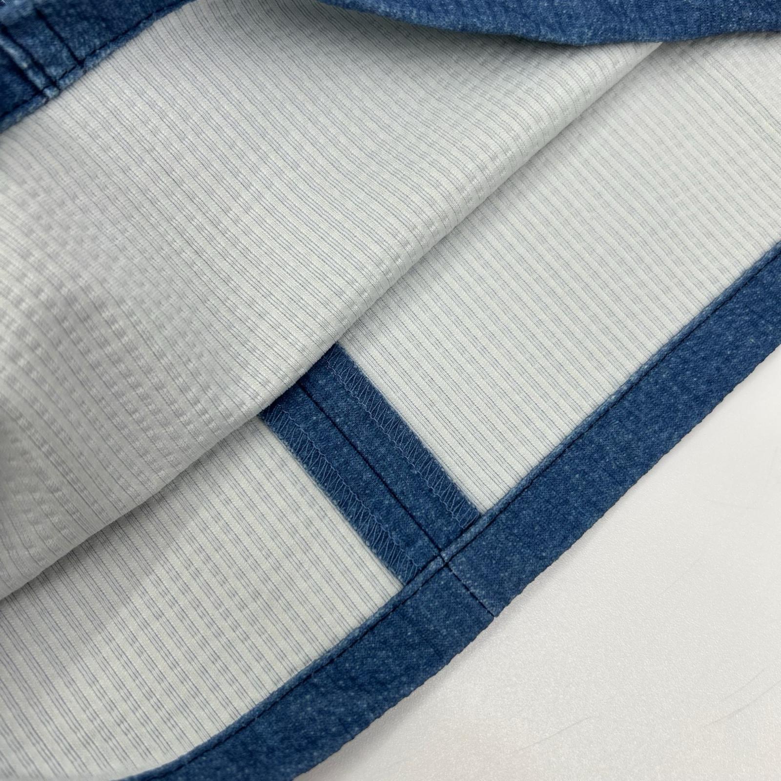 PICONE ピッコーネ ブルー デニム調 ロゴ ワンピース ワンピース