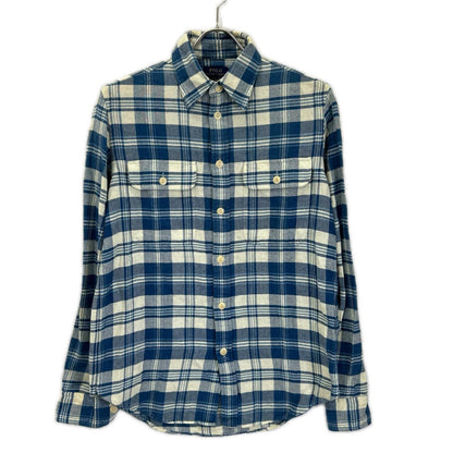 POLObyRalphLauren ポロラルフローレン ブルー ダブルポケット 長袖シャツ トップス
