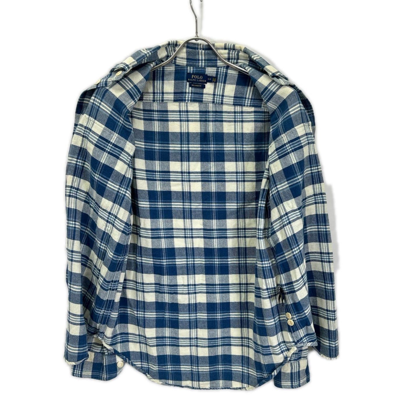 POLObyRalphLauren ポロラルフローレン ブルー ダブルポケット 長袖シャツ トップス