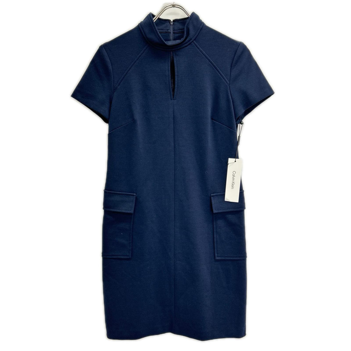 CalvinKlein カルバンクライン CDBP1L2H ネイビー 半袖 ワンピース ワンピース