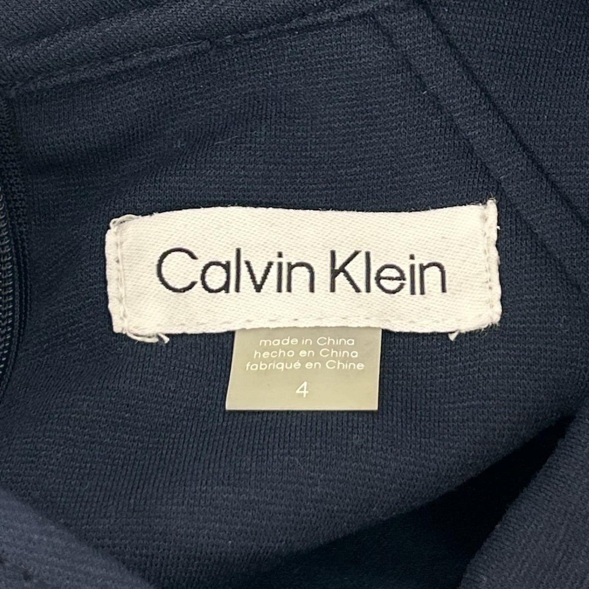 CalvinKlein カルバンクライン CDBP1L2H ネイビー 半袖 ワンピース ワンピース