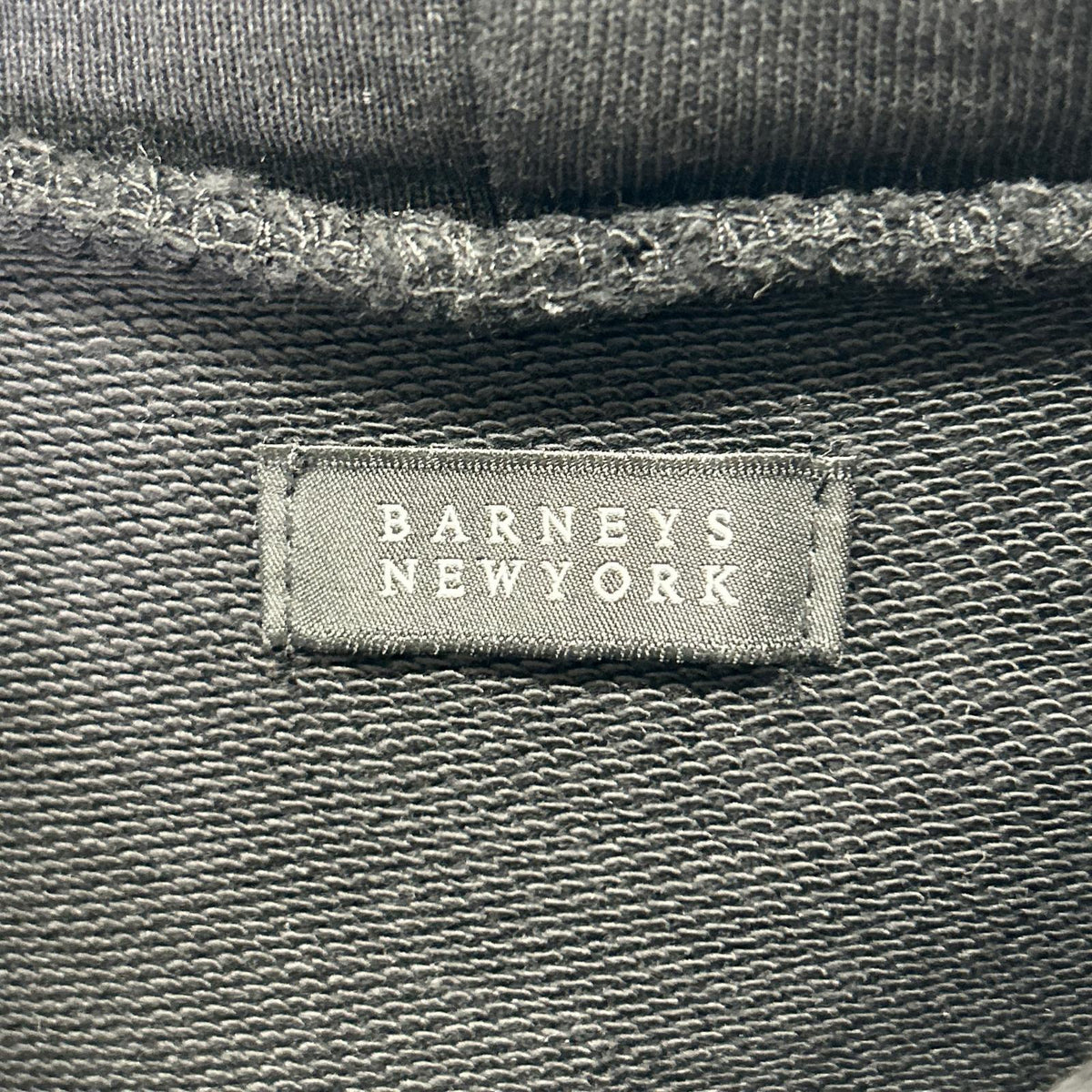 BARNEYSNEWYORK Barneys New York 2233969 black logo sweatshirt hoodie logo sweatshirt hoodie tops
