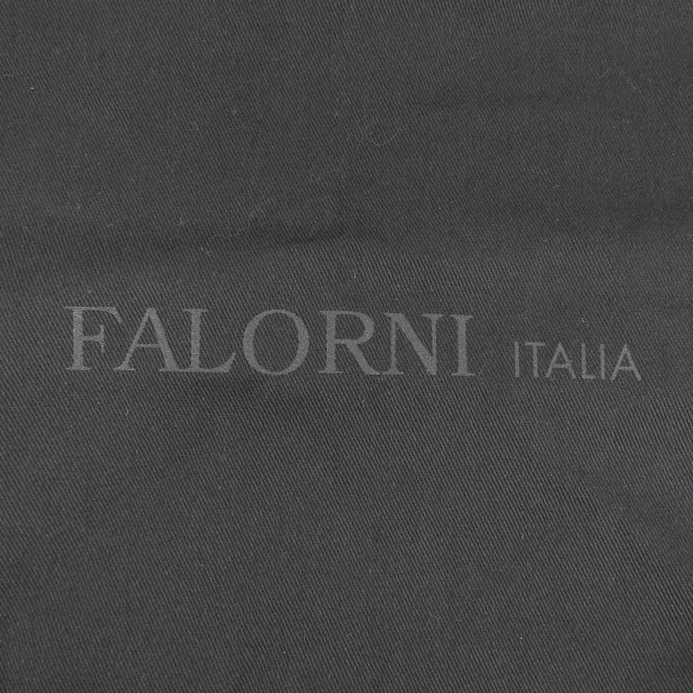 FALORNI ファロルニ 新品同様 編み込み レザーバッグ トートバッグ レディース シルバーメタリック パープル トートバッグ