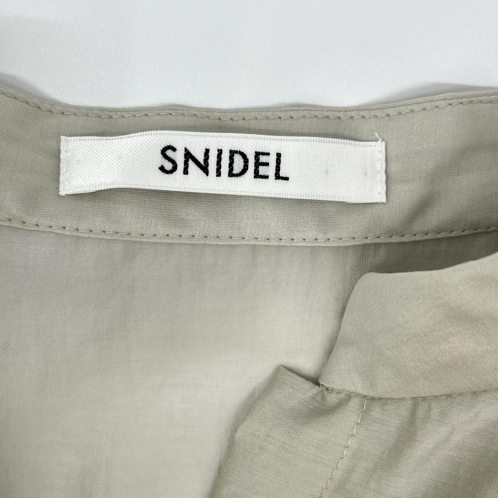 snidel スナイデル SWFB251167 グレー シアーフリルブラウス トップス