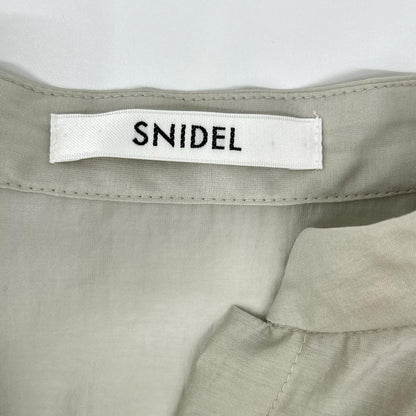 snidel スナイデル SWFB251167 グレー シアーフリルブラウス トップス
