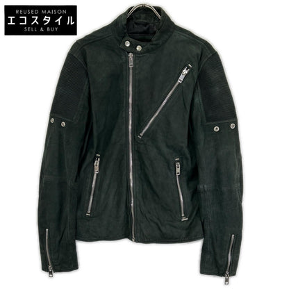 DIESEL ディーゼル グリーン スエード バイカージャケット ジャケット