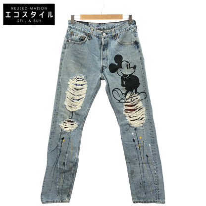 LEVI'S リーバイス 501 インディゴ ミッキー リメイク デニム パンツ ボトムス