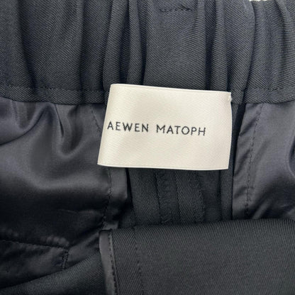AEWEN MATOPH イウエン マトフ 8714-202-0128 ブラック コクーン ワイドパンツ ボトムス