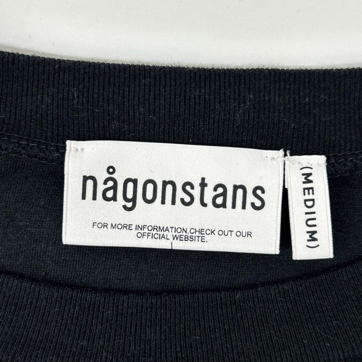 nagonstans ナゴンスタンス 470HS880-1320 ブラック タックバルーンTシャツ トップス
