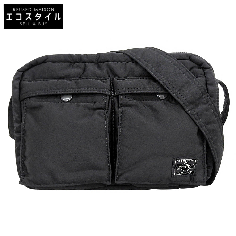 PORTER ポーター 美品 タンカー ナイロン ショルダーバッグ メンズ ブラック ショルダーバッグ
