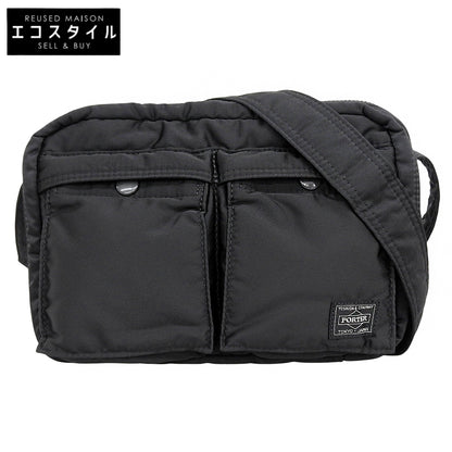PORTER ポーター 美品 タンカー ナイロン ショルダーバッグ メンズ ブラック ショルダーバッグ