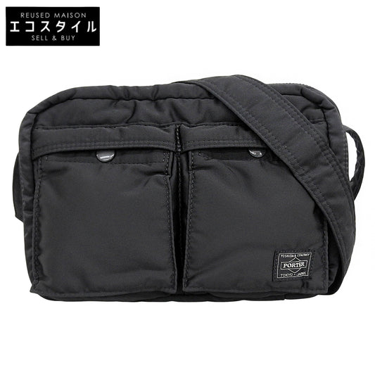 PORTER ポーター 美品 タンカー ナイロン ショルダーバッグ メンズ ブラック ショルダーバッグ