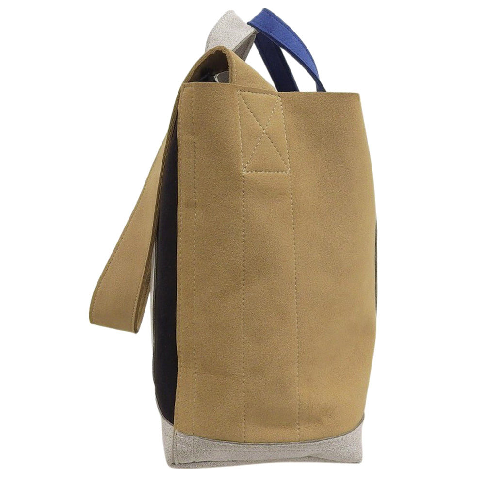 ZATTU ザッツ 美品 マイクロファイバースエード MACTO-TO トートバッグ レディース ベージュ トートバッグ
