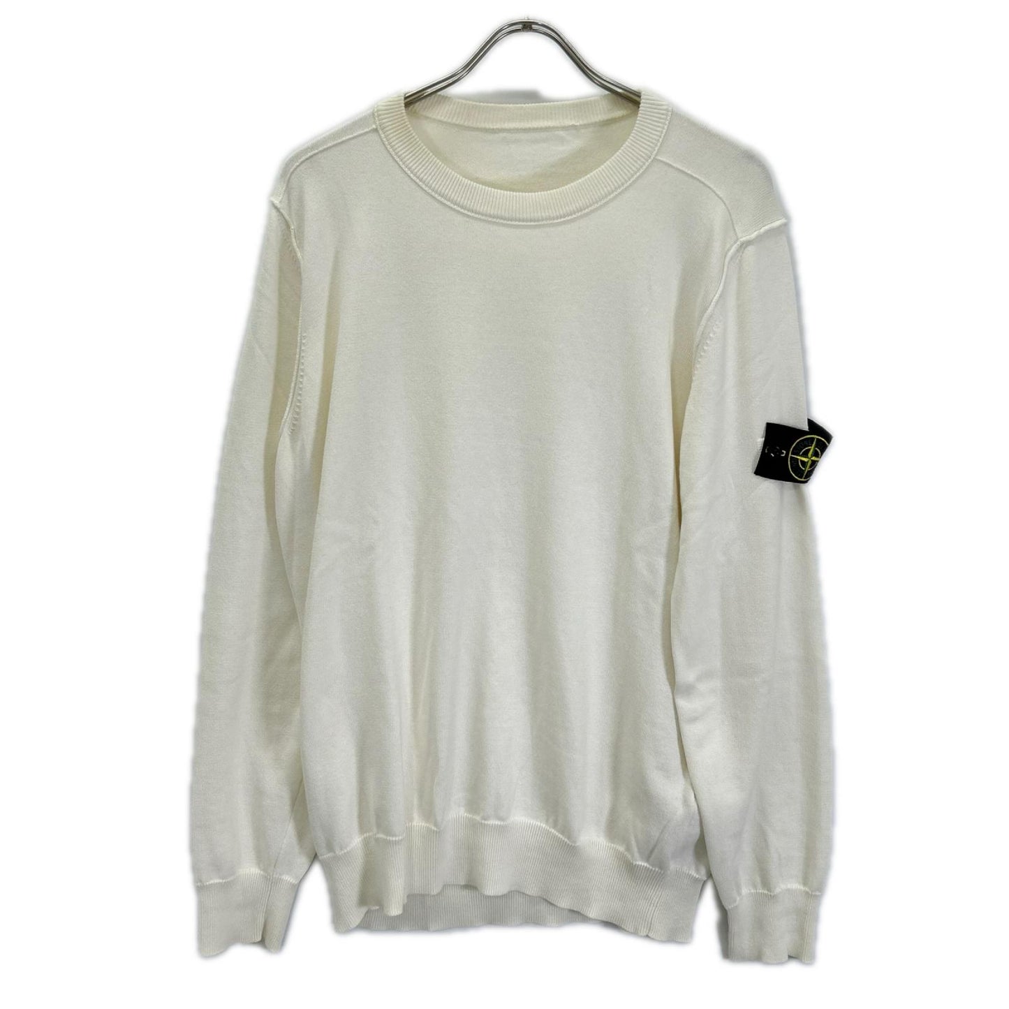 STONE ISLAND ストーンアイランド L1S155100053 アイボリー オーガニックコットン サマーセーター トップス