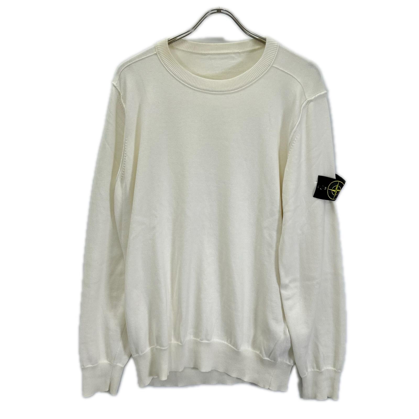 STONE ISLAND ストーンアイランド L1S155100053 アイボリー オーガニックコットン サマーセーター トップス