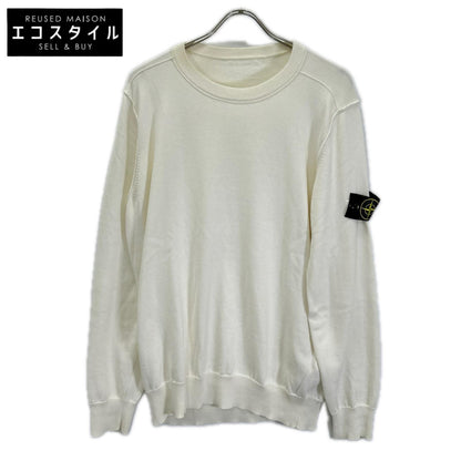 STONE ISLAND ストーンアイランド L1S155100053 アイボリー オーガニックコットン サマーセーター トップス